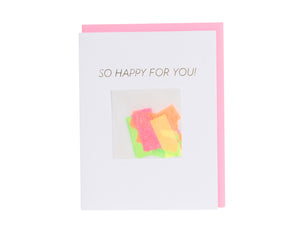 So Happy For You Confetti-filled Card
