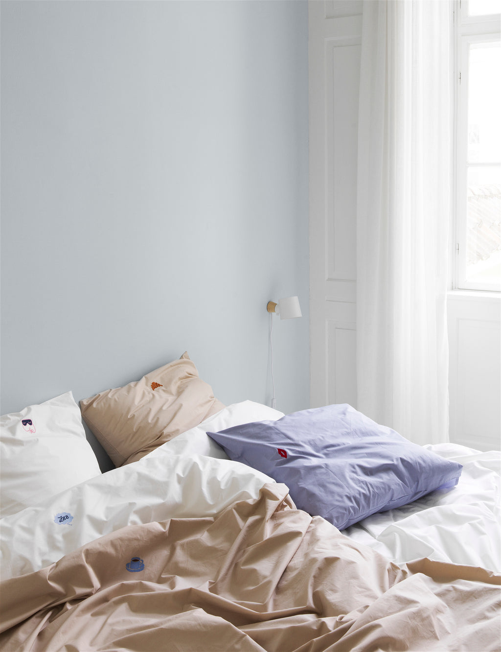 Lazy Morning Grey Bed Linen