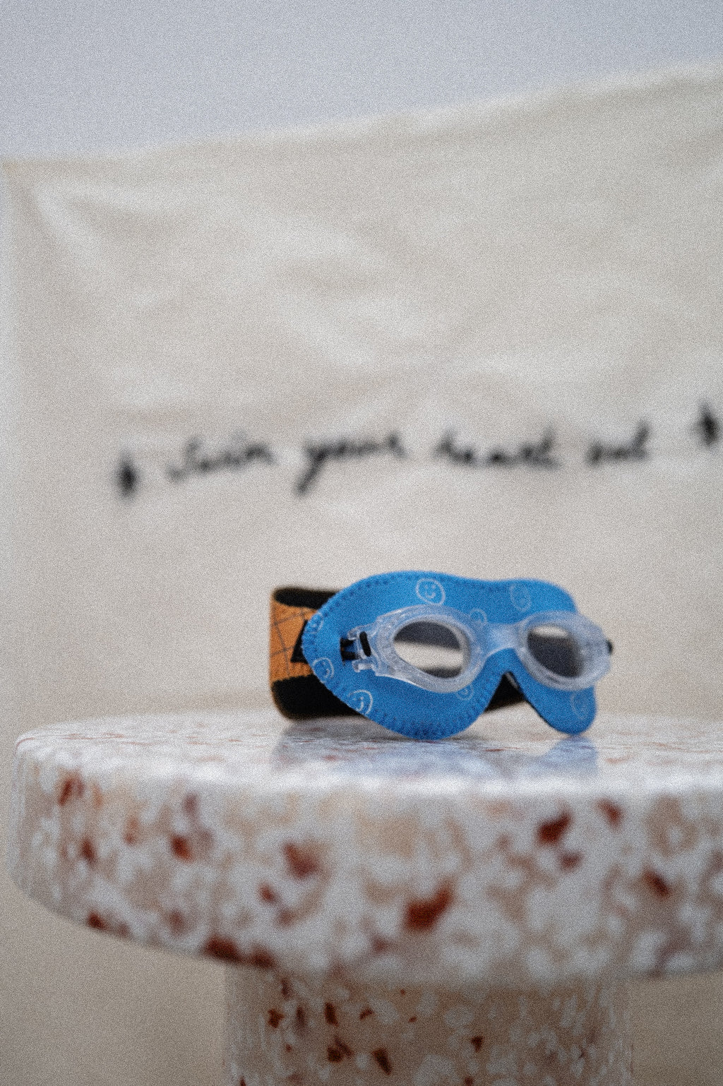 Happy Blue Goggles