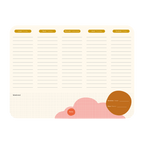 Pink Cloud Arabic Version Magnetic Planner
