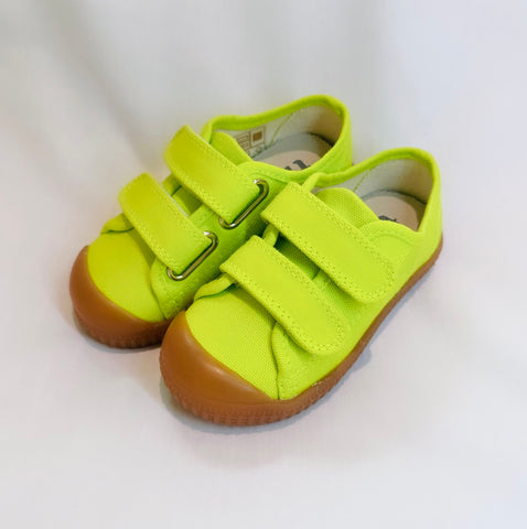 Neon Canvas Latex Sole Kids Shoes