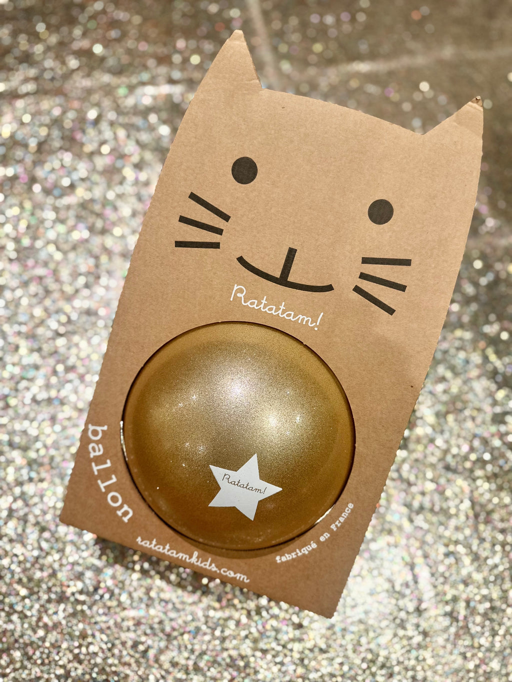 Gold Glitter Ball