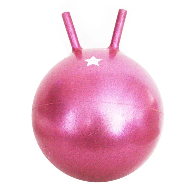 Pink Glitter Jumping Ball
