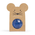 Blue Mouse Glitter Bouncy Ball