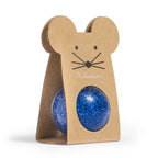 Blue Mouse Glitter Bouncy Ball