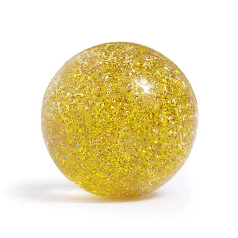 Gold Mouse Glitter Bouncy Ball