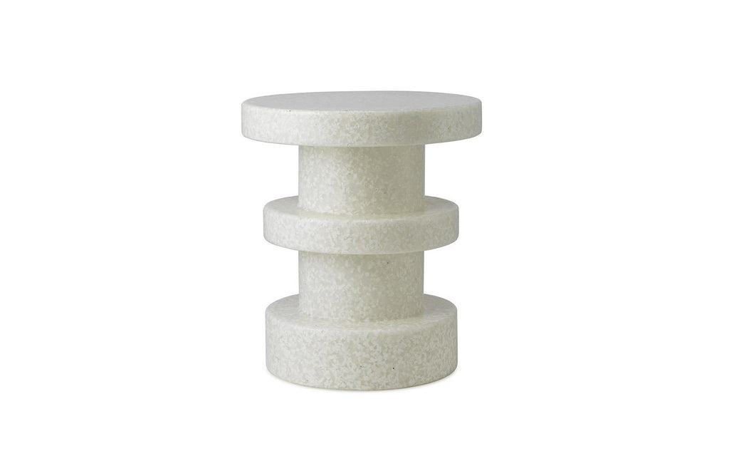 Bit Stool Stack White on White