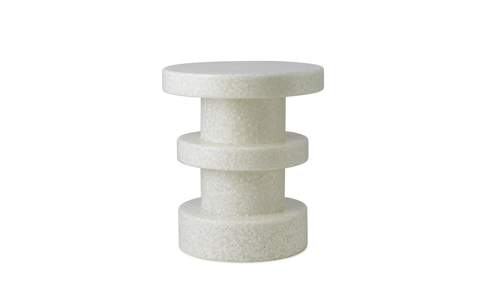 Bit Stool Stack White on White