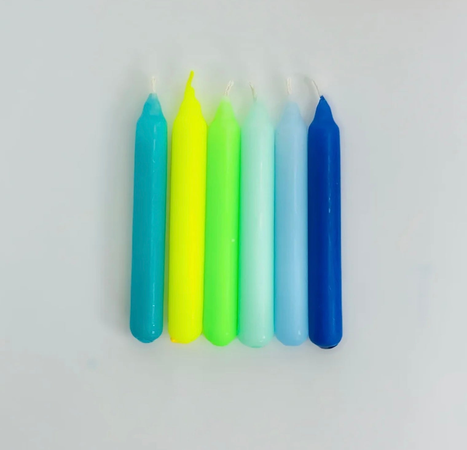 Boys Dip Dye Konfetti Candles