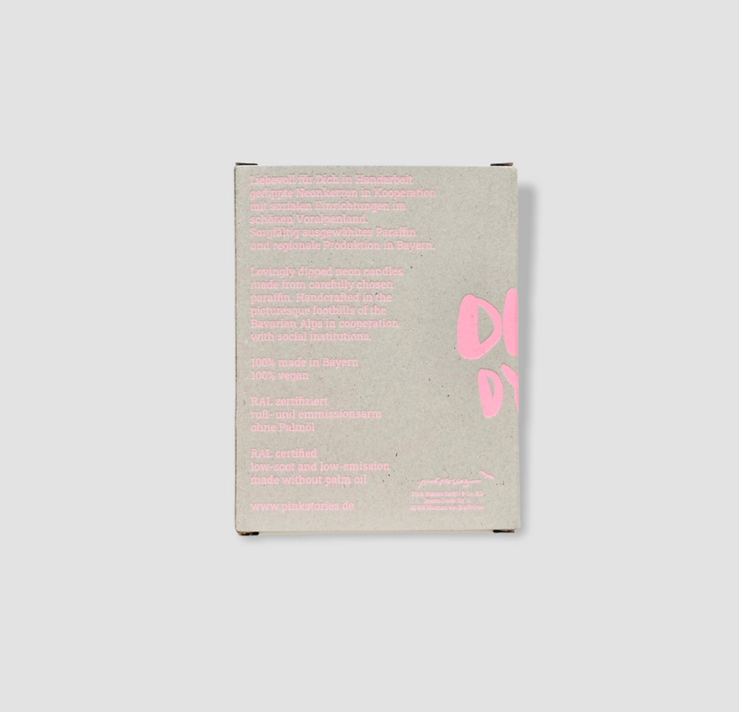 Baby Blues Dip Dye Konfetti Candles