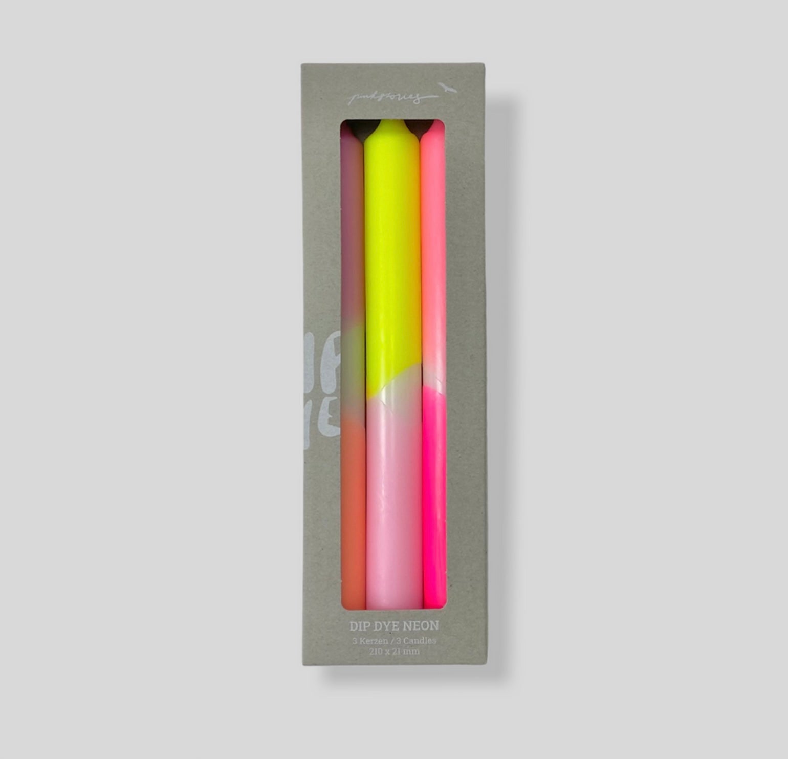 Summer Breeze Dip Dye Neon Candles