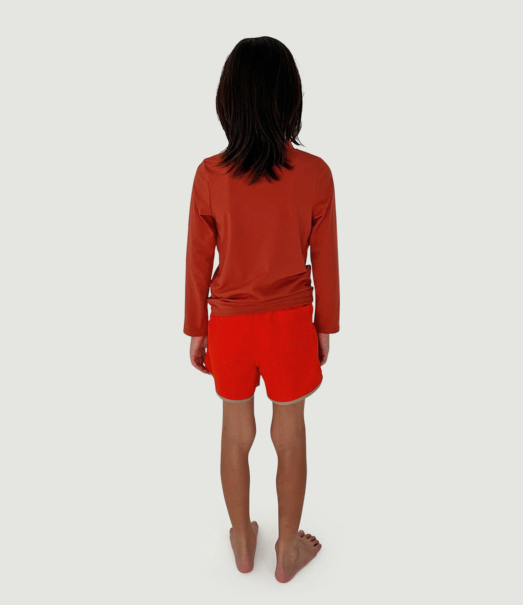 The Quick Dry Swim Short - Tomato