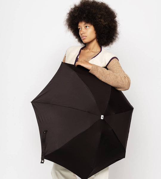 Dark chocolate Folding Compact Umbrella