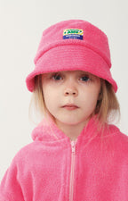 Kids Pink Acid Bucket Hat