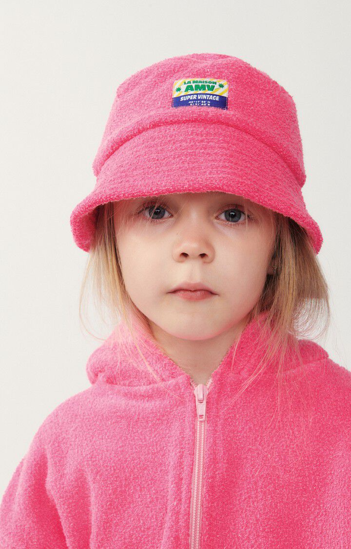Kids Pink Acid Bucket Hat