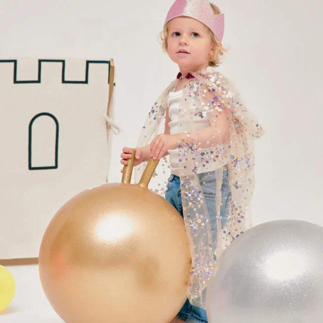 Gold Glitter Jumping Ball