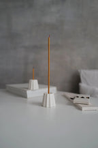 Big White Porcelain Candle Holder