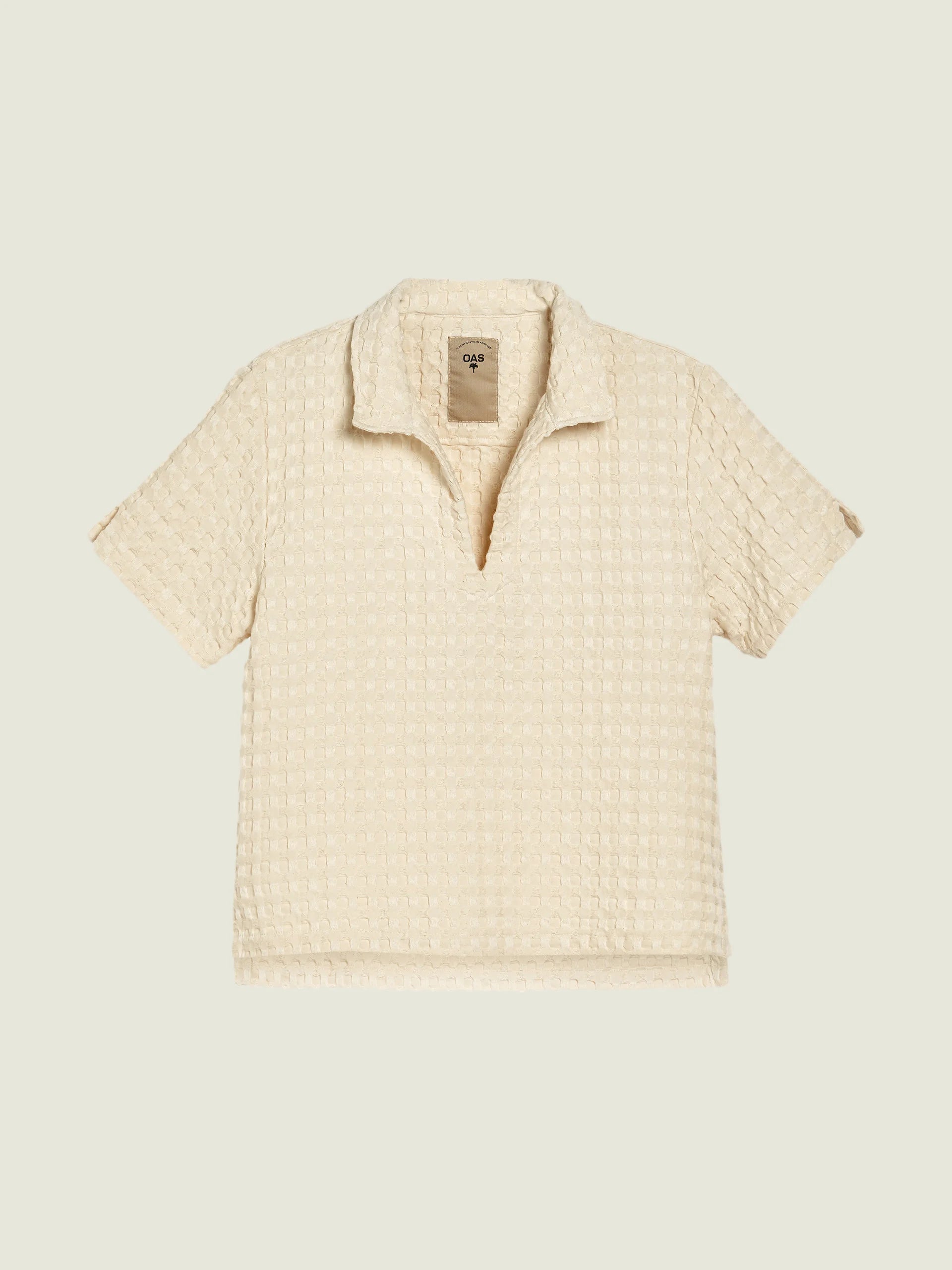 Ecru Waffle Shirt