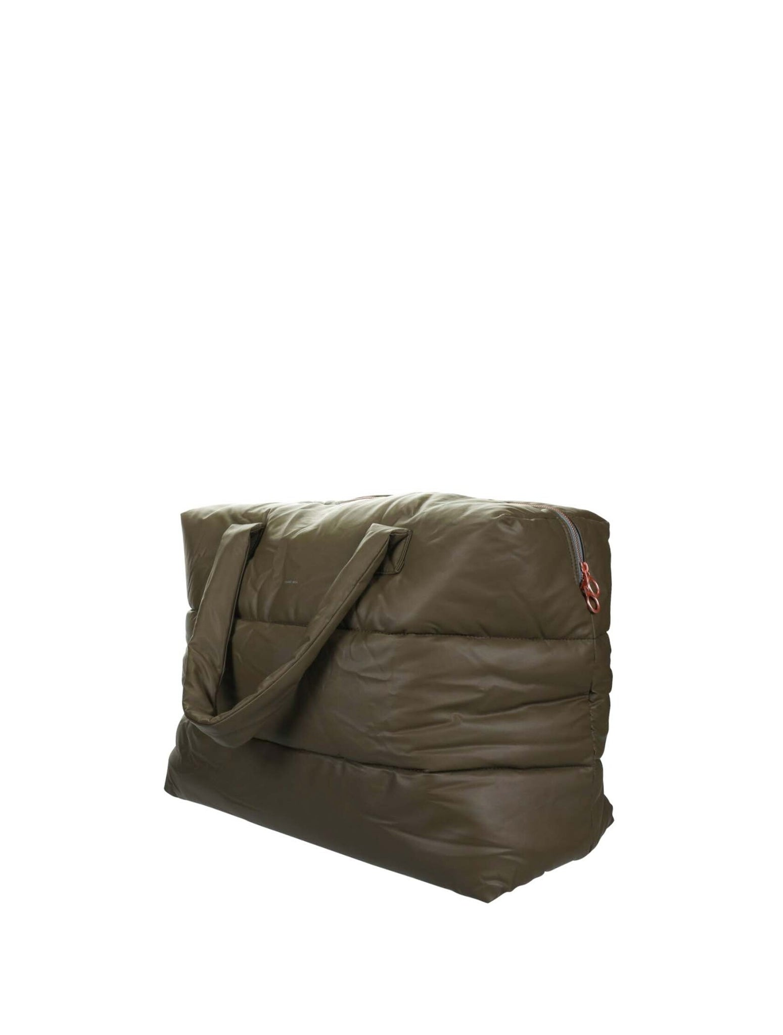 Moss Green Puffy Weekend Bag