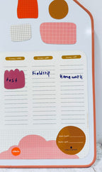 Pink Cloud Arabic Version Magnetic Planner