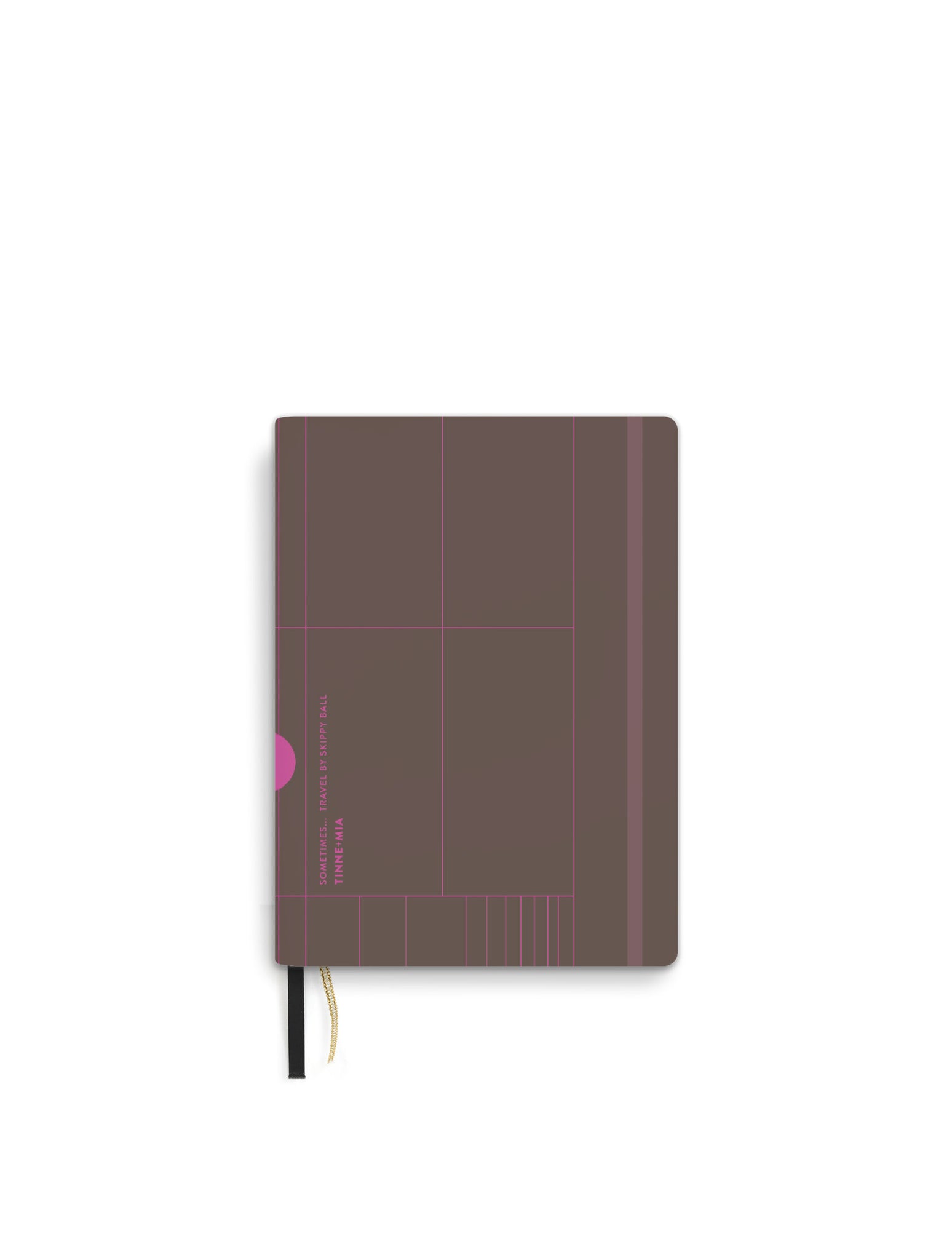 Dotted Grid Linen Travel Journal