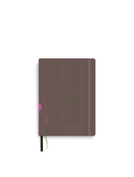 Dotted Grid Linen Travel Journal