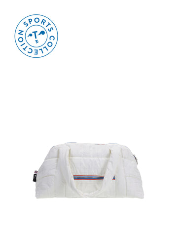 Matte White Puffy Sport Bag