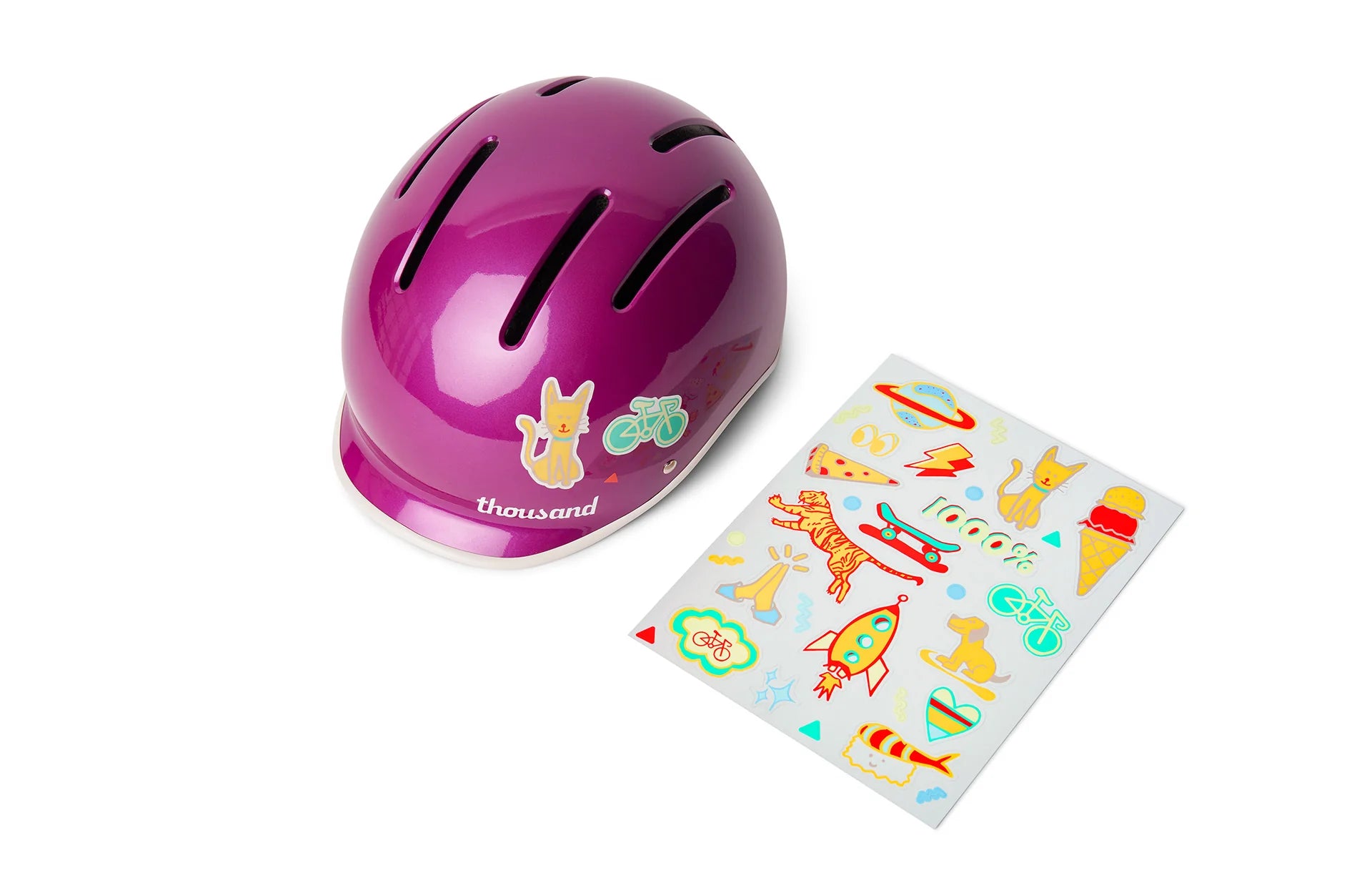 Vivid Violet Kids Helmet
