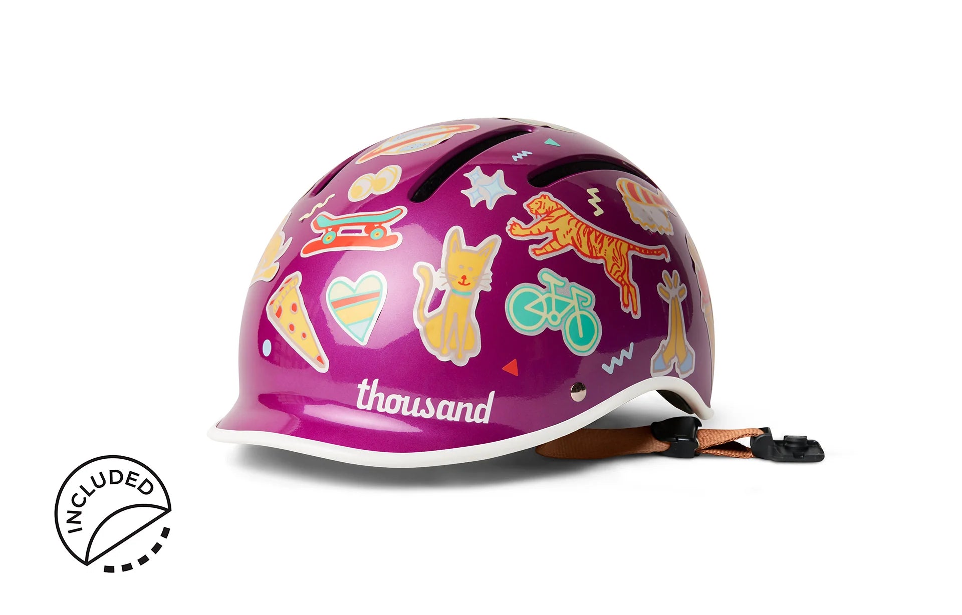 Vivid Violet Kids Helmet