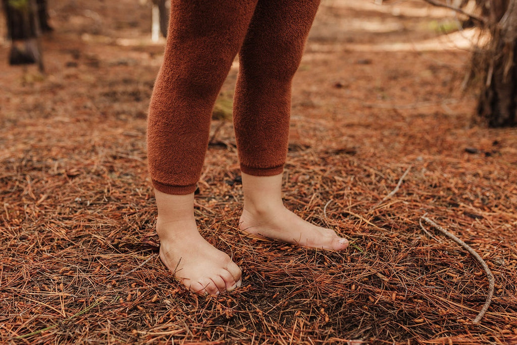 Teddy Warmy Cinnamon Footless Tights