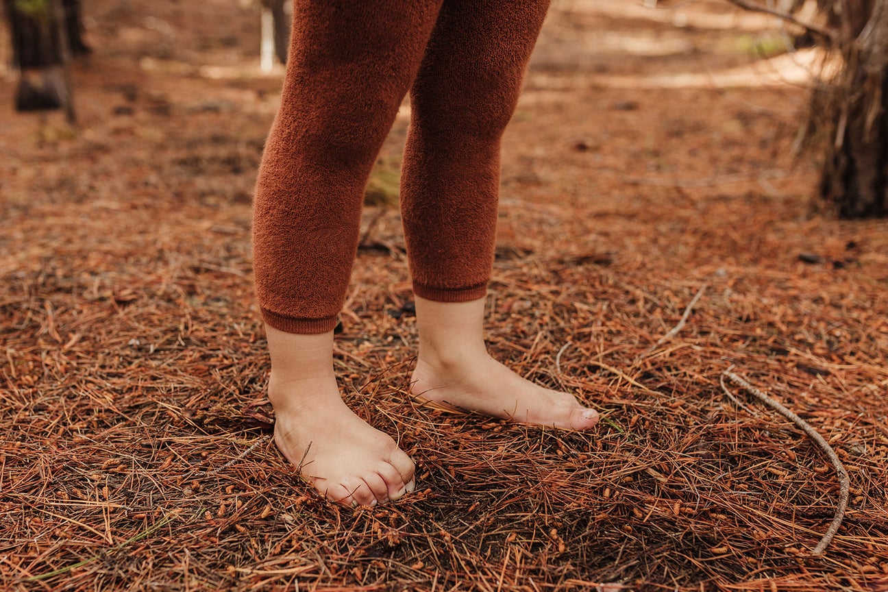 Teddy Warmy Cinnamon Footless Tights