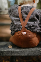 Footed Cinnamon Cotton Tights