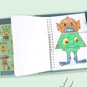 Mash-up Coloring Set - Monsters