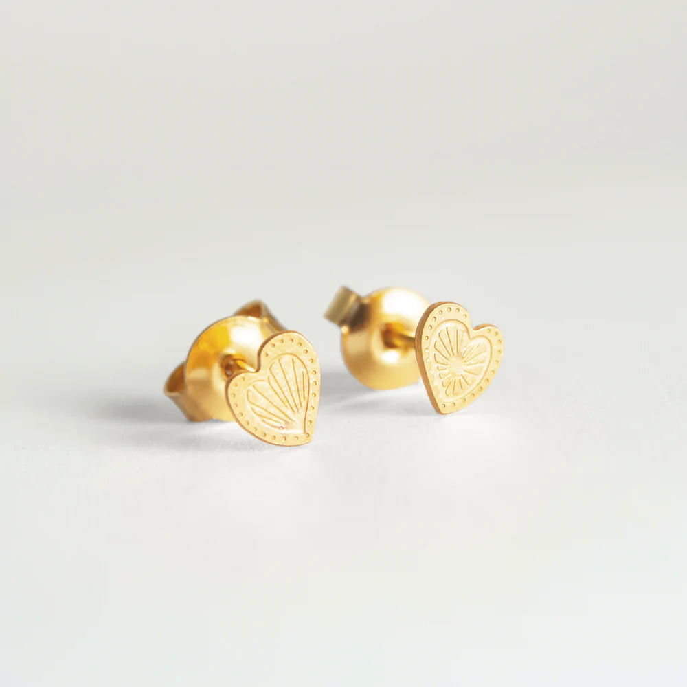 Mexico Heart Earrings