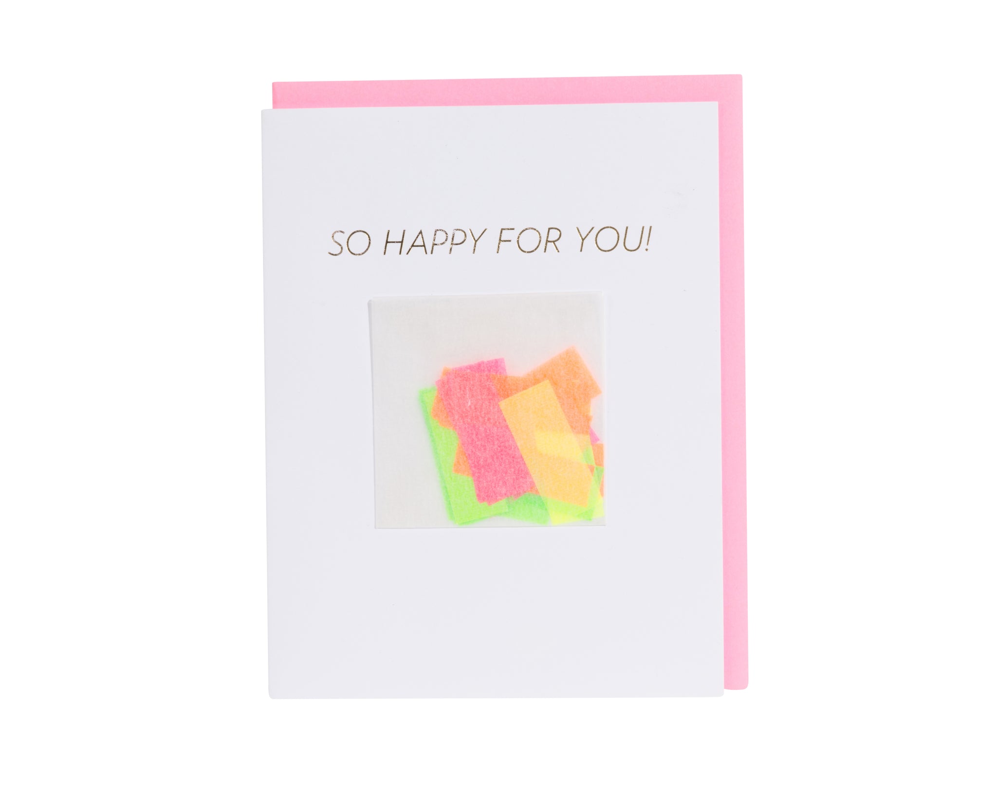 So Happy For You Confetti-filled Card