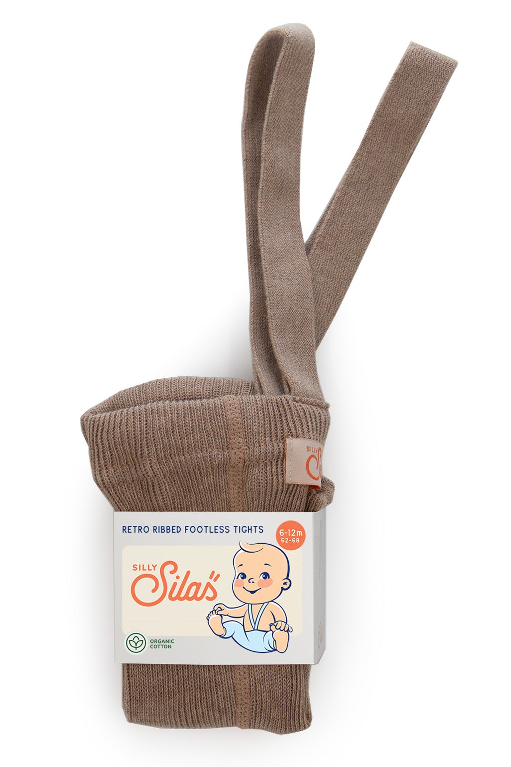 Footless Cocoa Blend Cotton Tights
