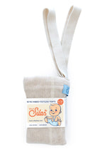 Footless Cream Blend Cotton Tights