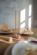 Pink Porcelain Candle Holder