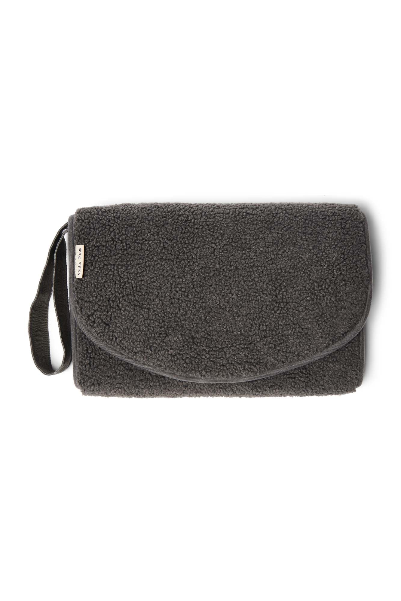 Grey Teddy Changing Mat