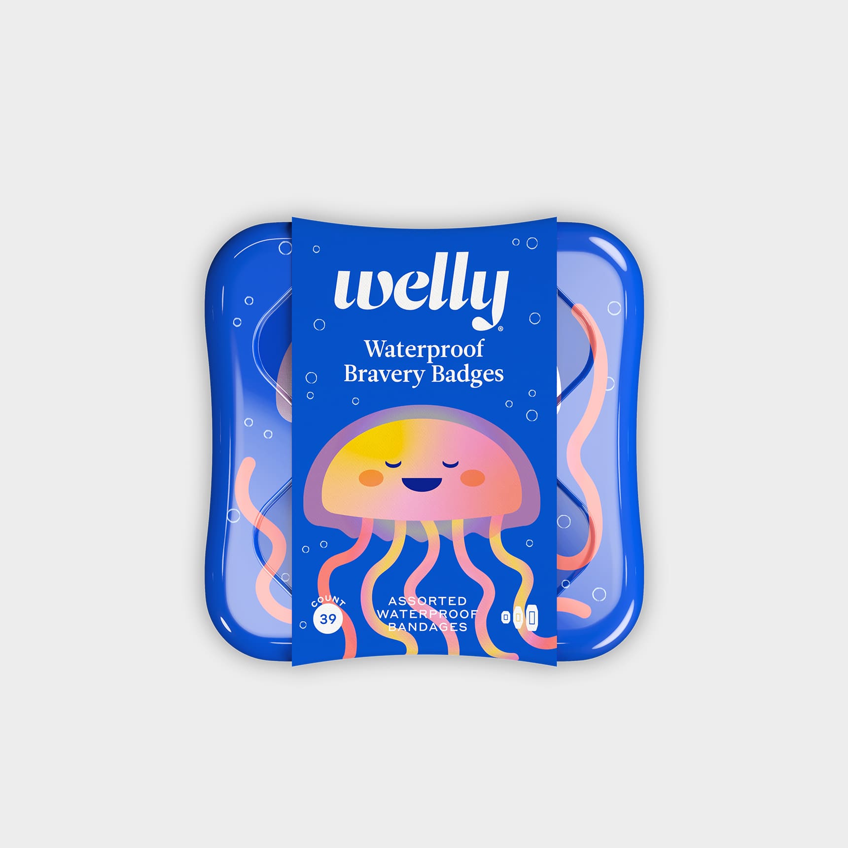 Jellyfish Waterproof Bravery Badges