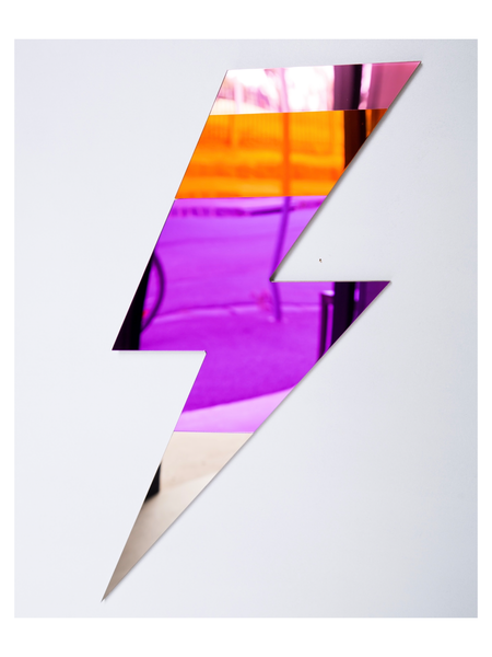 Bolt Lightning Mirror - Purple