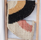Sonny Round Doormat - Charcoal/Gold