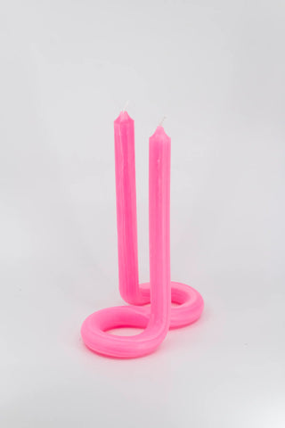 Pink Twist Candle