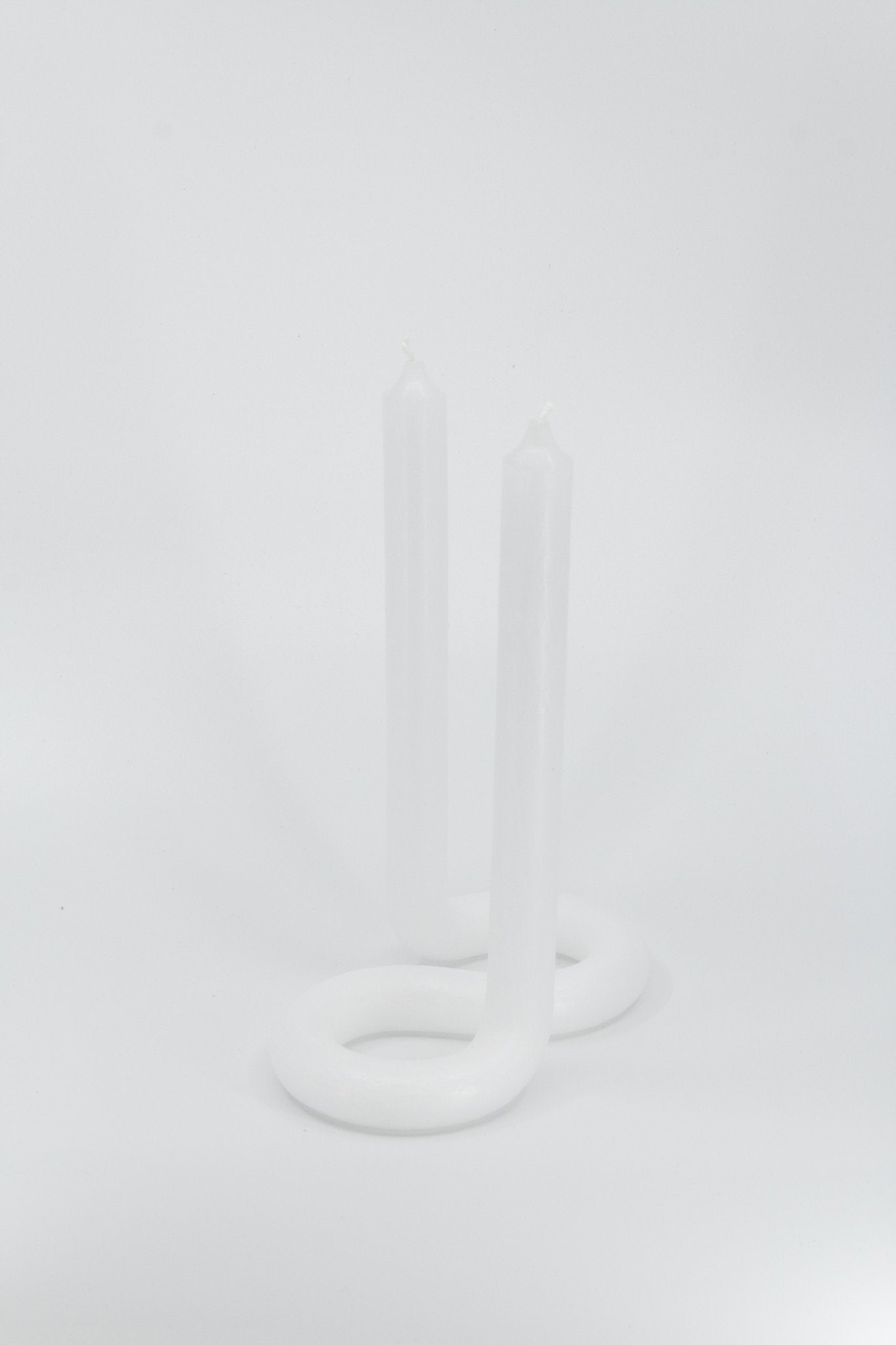 White Twist Candle