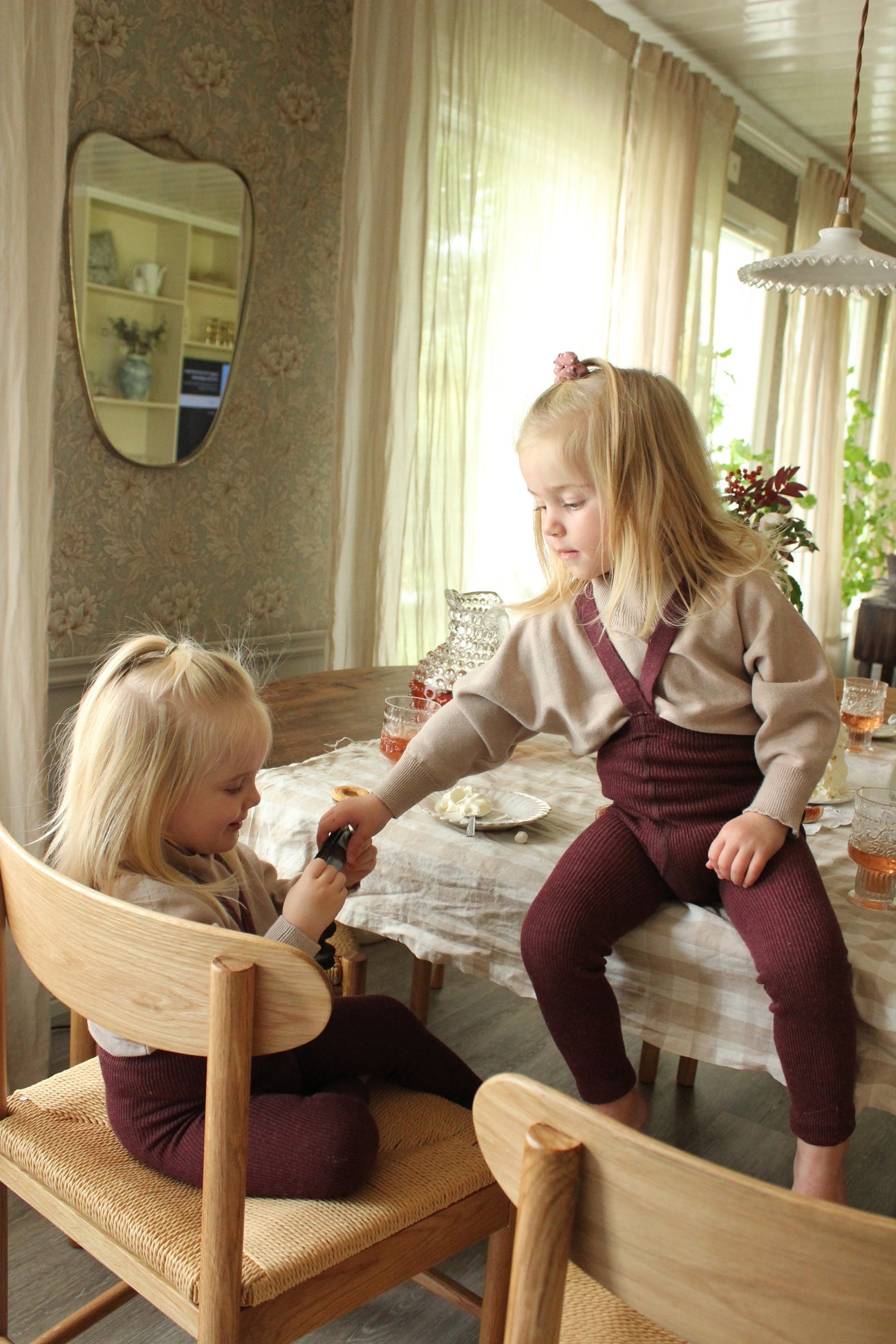 Footless Fig Blend Cotton Tights