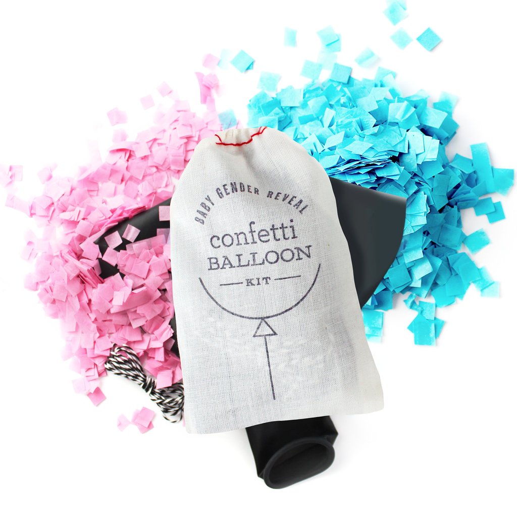 Jumbo Gender Reveal Confetti Ballon Kit