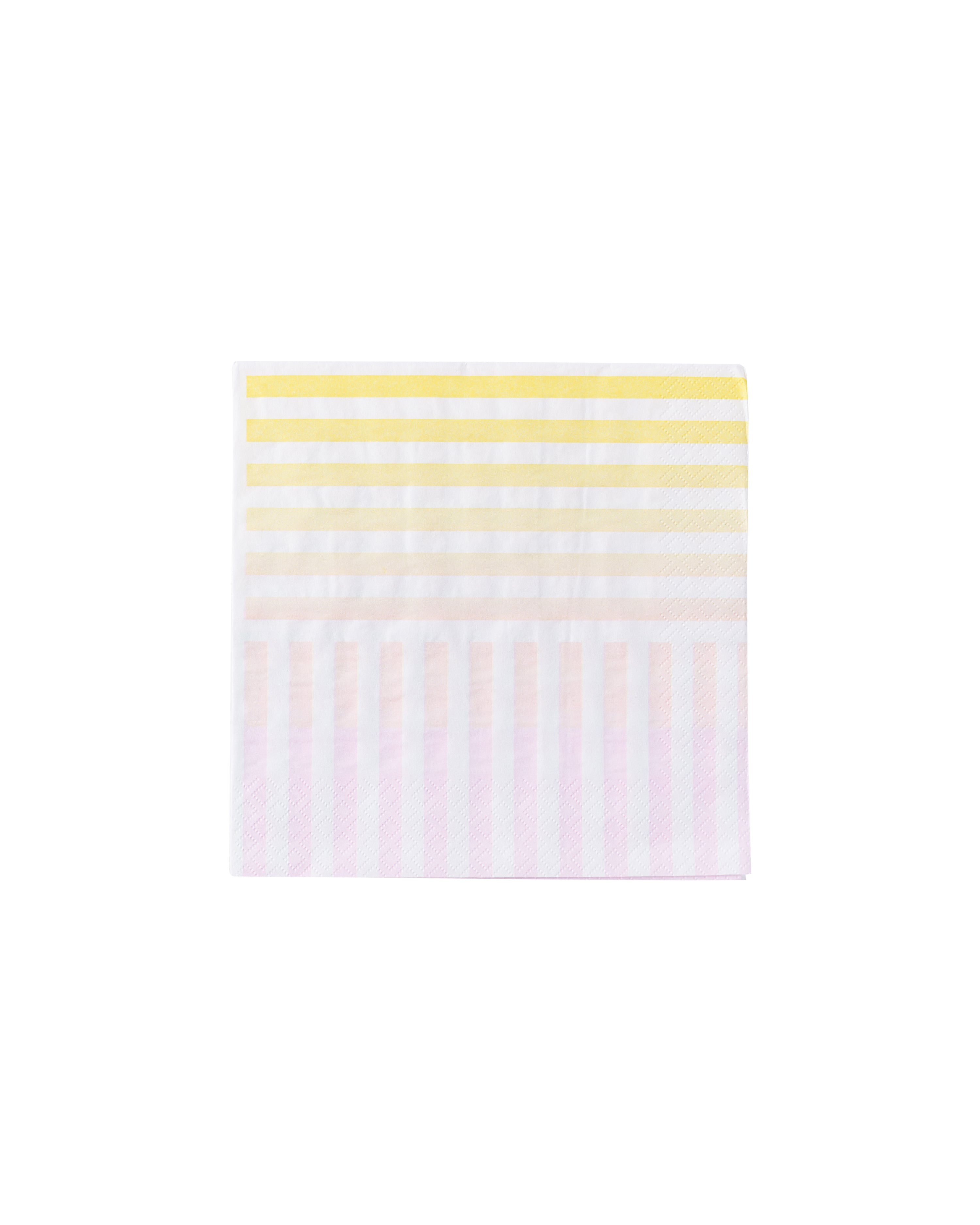 Rainbow Stripe Party Napkins