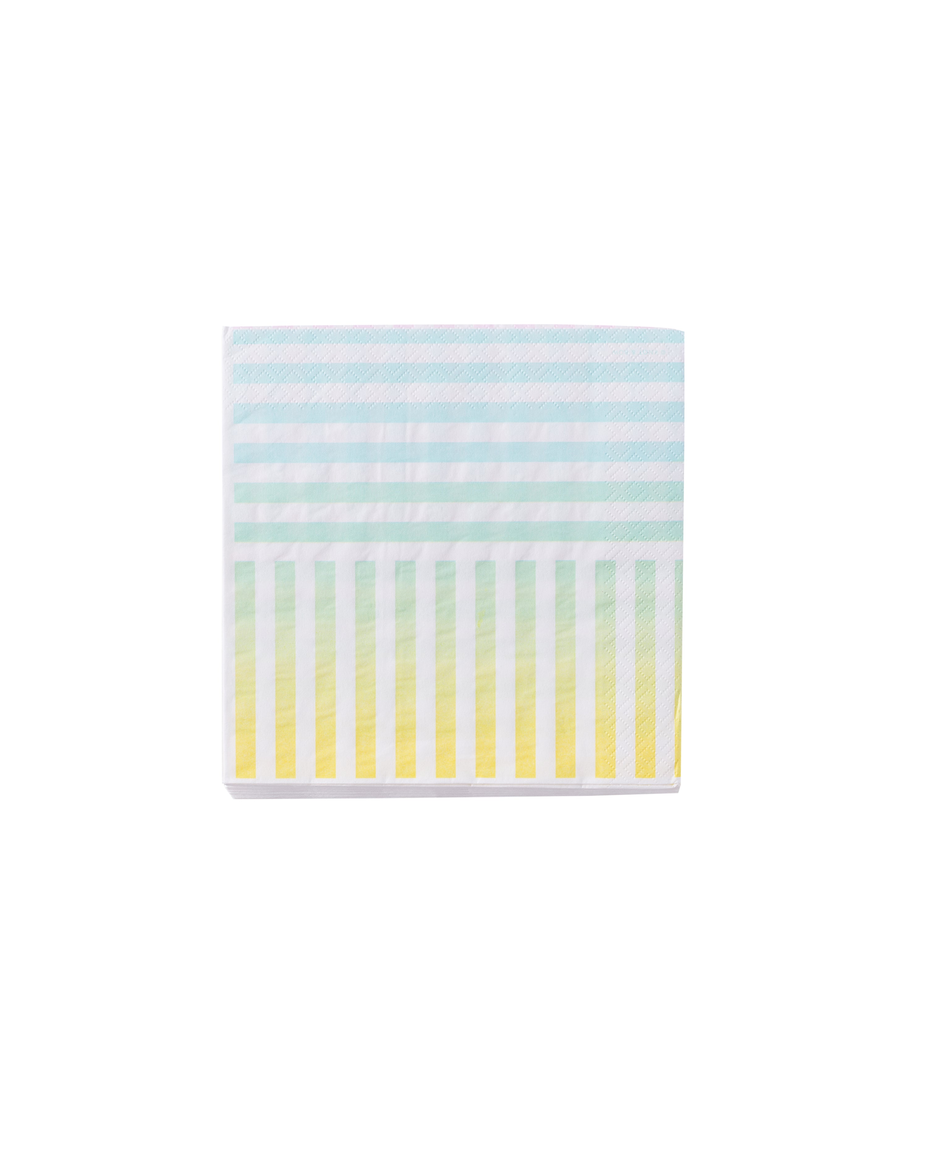 Rainbow Stripe Party Napkins
