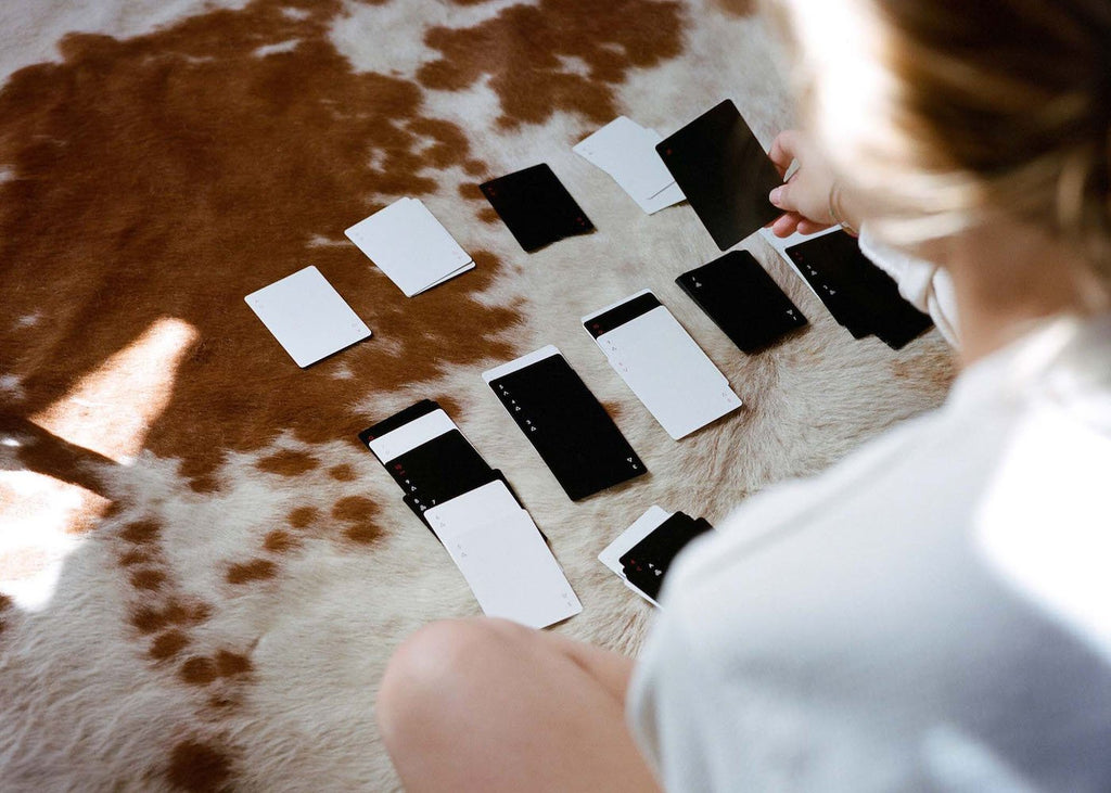 White Minim Playing Cards