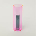 Pink Reversible Glass Vase
